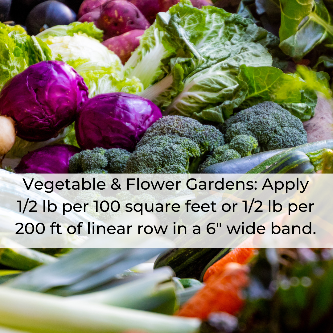 azomite application for vegetables