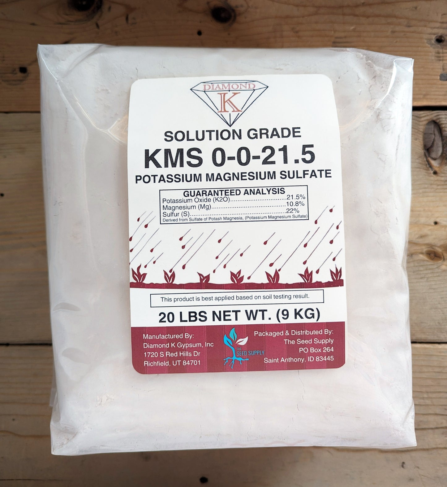 Potassium Magnesium Sulfate KMS 0-0-21.5