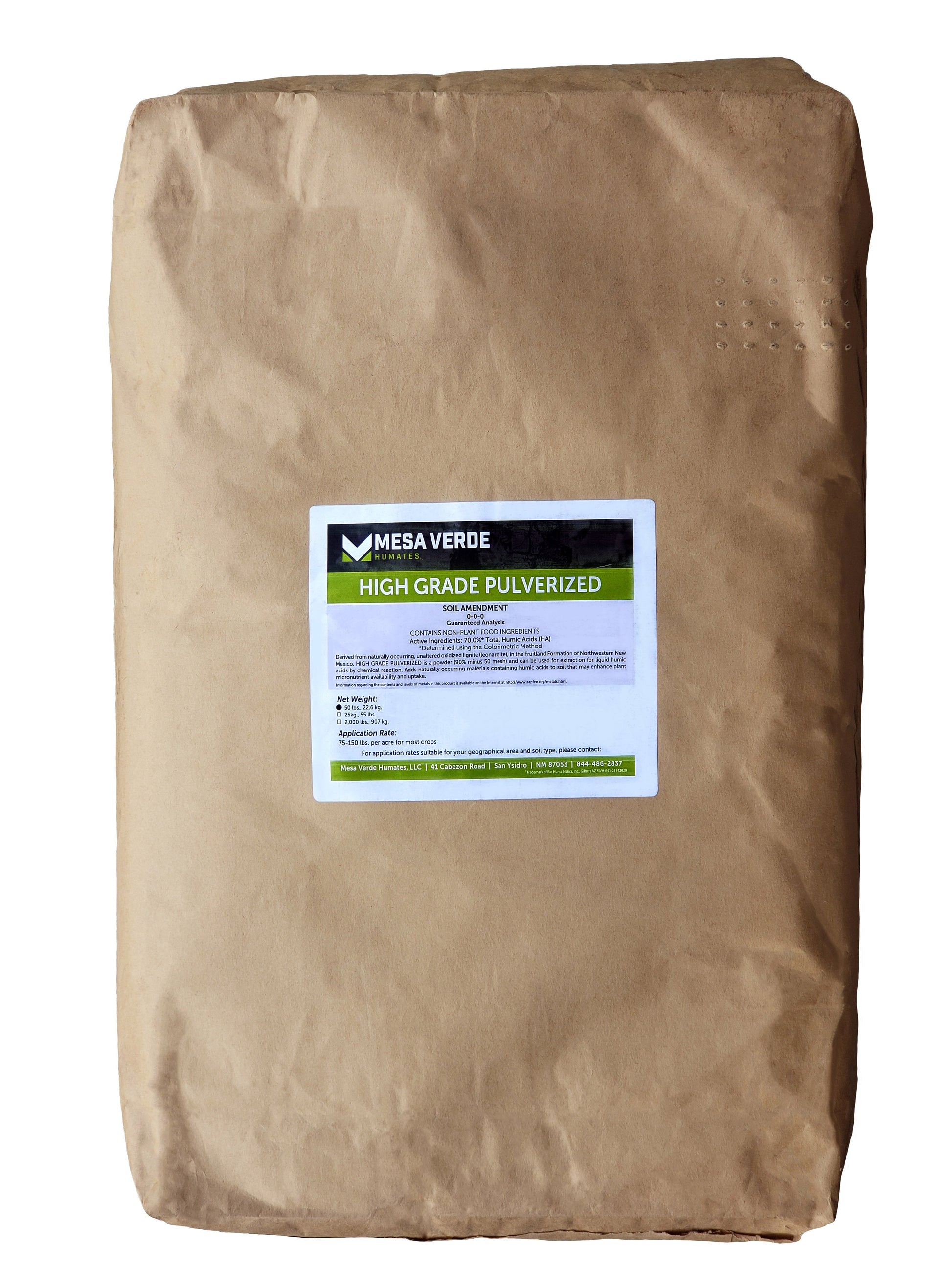 Pulverized Leonardite - 70Percent Humic Acid -  - The Seed Supply - 1