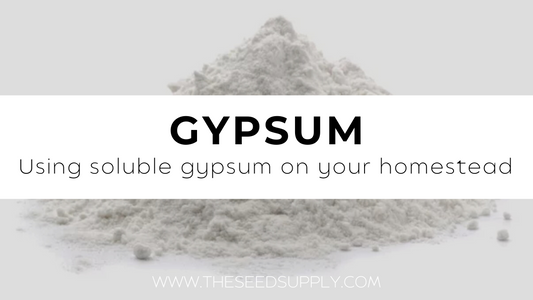 Using Gypsum Around Your Homestead