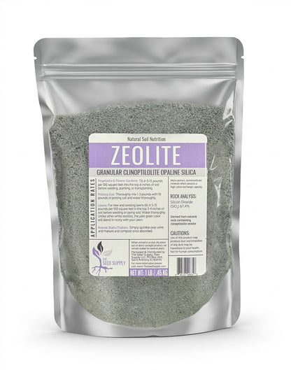 Granular Zeolite (Clinoptilolite) Natural Soil Enhancer & Moisture Absorber