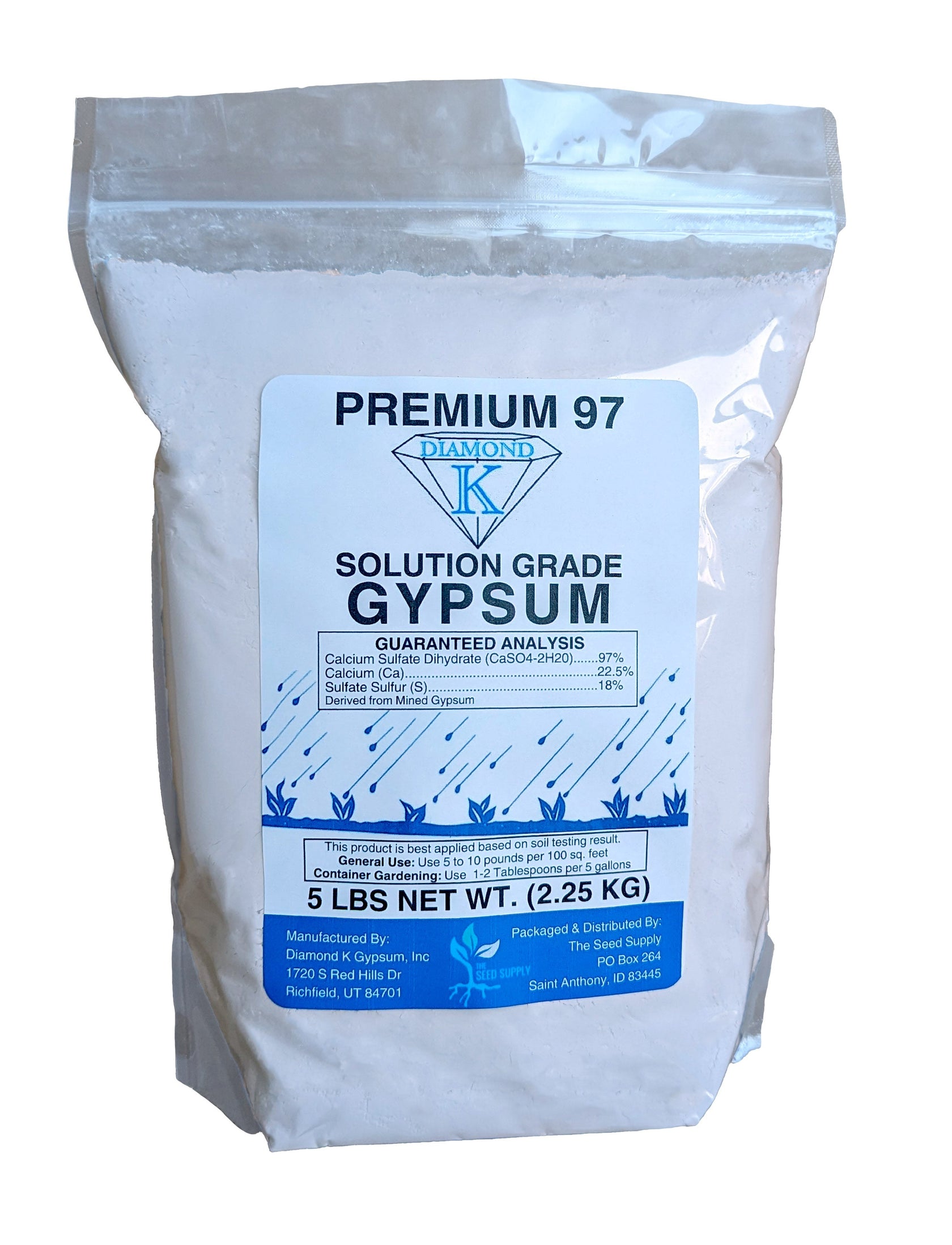 Diamond K Gypsum Powder The Seed Supply